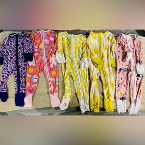 Little sleepies 0-3 bundle. (Leopard is newborn)